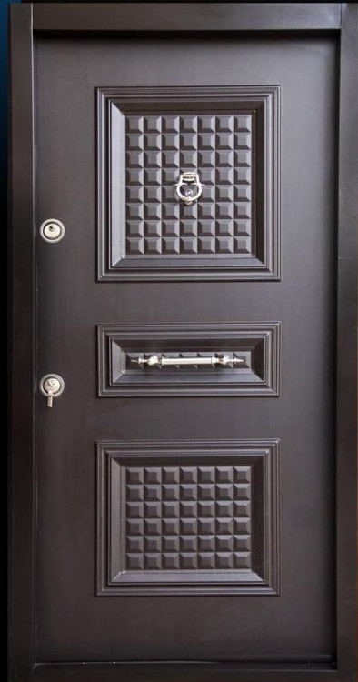 درب ضد سرقت سه قاب پی وی سی راست بازشو