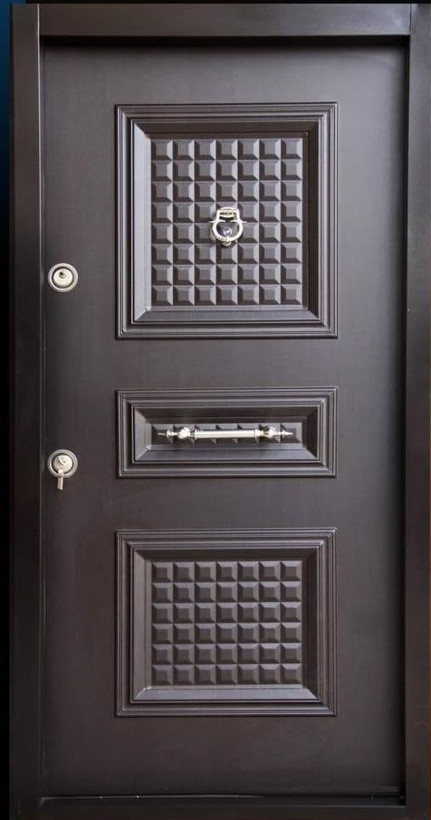 درب ضد سرقت سه قاب پی وی سی راست بازشو