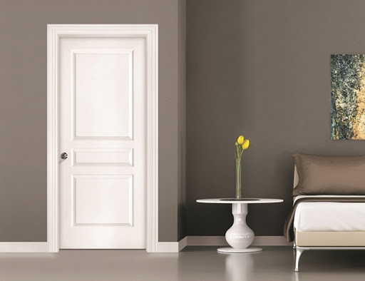 درب hdf خام مدل سه قاب