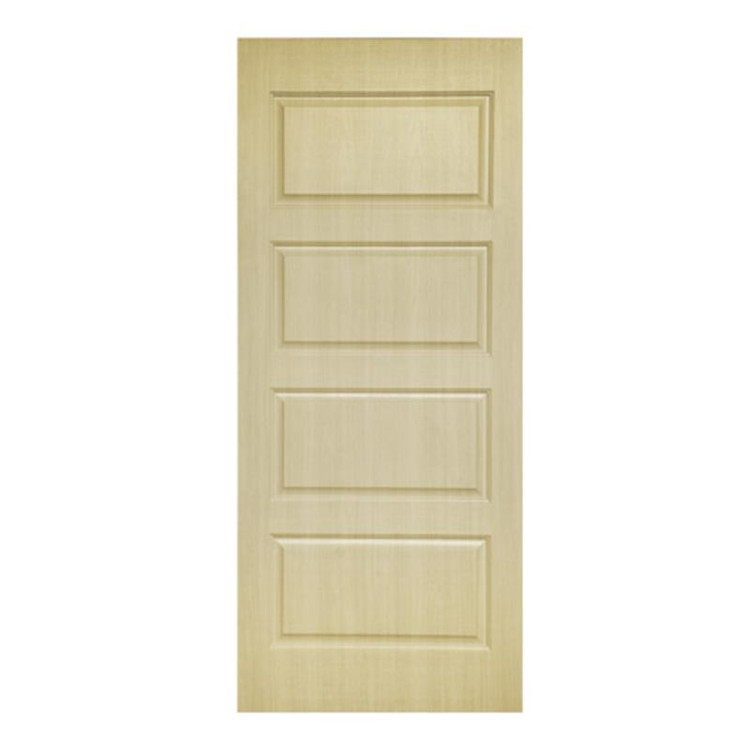 درب اتاقی چهارقاب مادرید با روکش پی وی سی