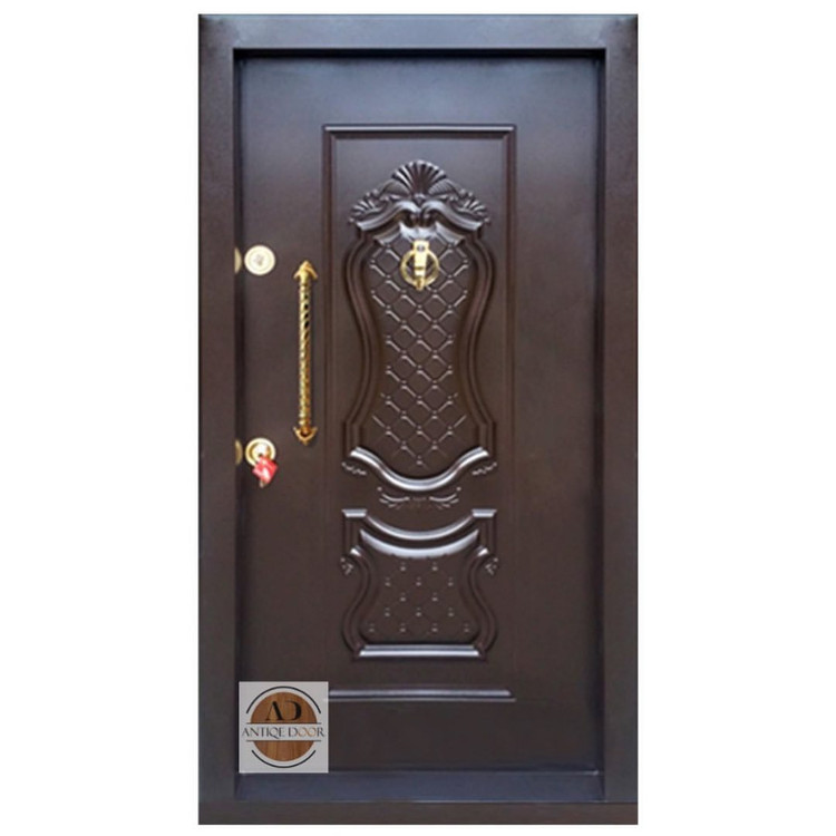 درب ضد سرقت روکش فلزی مدل دیپلمات ونگه راست بازشو