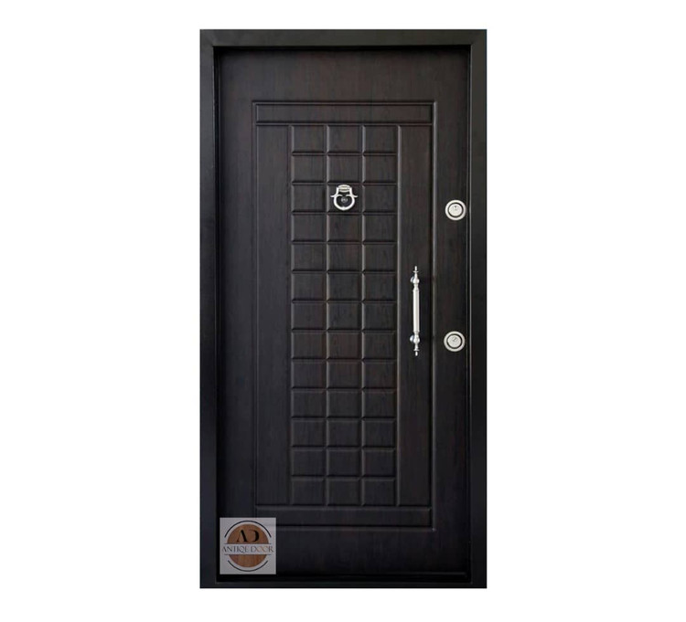 درب ضد سرقت طرح کنت روکش پی وی سی چپ بازشو