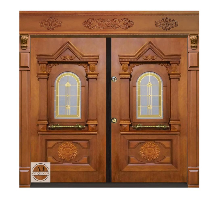 درب ضد سرقت دولنگه مدل تاوریژ روکش راش