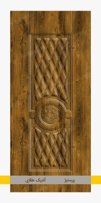 درب اتاقی ملامینه پرستیژ آنتیک طلایی