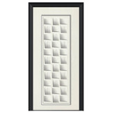 درب اتاقی ملامینه حصیری سفید