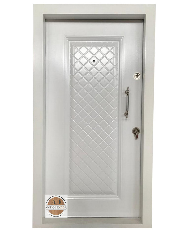 درب ضد سرقت روکش فلزی اطلسی چپ بازشو