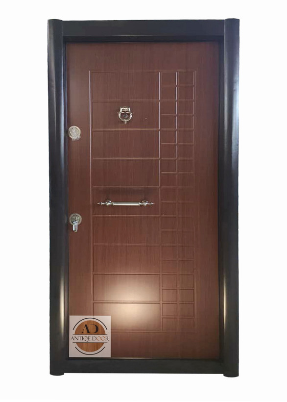 درب ضد سرقت بیسکوییتی پی وی سی راست بازشو