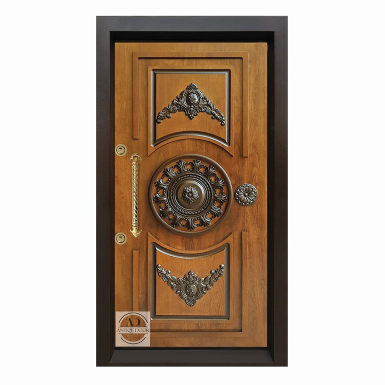 درب ضد سرقت مدل هاکان روکش راش راست بازشو