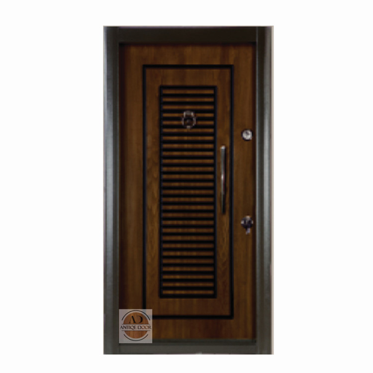 درب ضد سرقت نردبانی روکش راش چپ بازشو