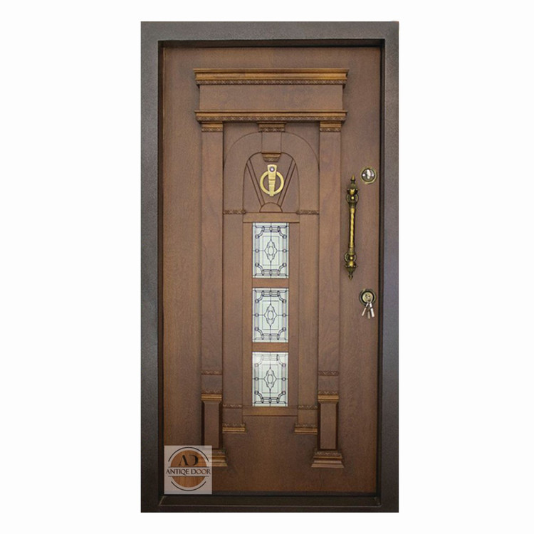 درب ضد سرقت سارای گلس روکش راش چپ بازشو