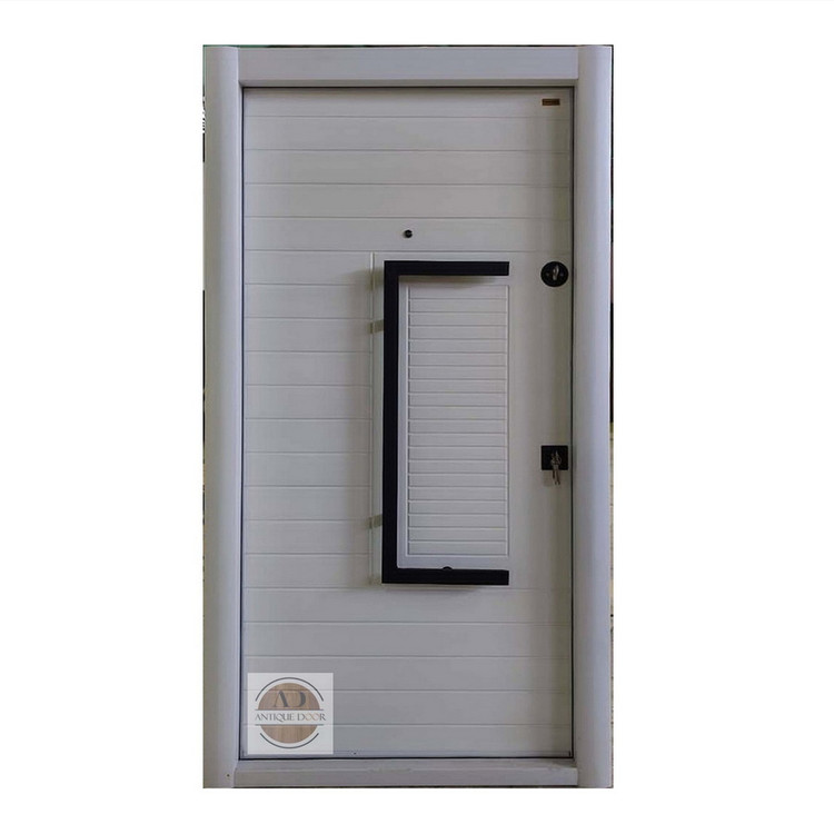 درب ضد سرقت مدل رایکا سفید چپ بازشو