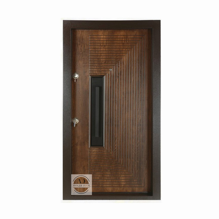 درب ضد سرقت مدل کارن روکش راش راست بازشو