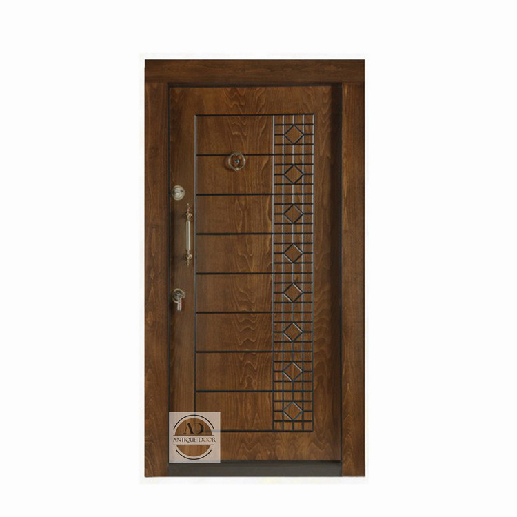 درب ضد سرقت نگین روکش راش راست بازشو