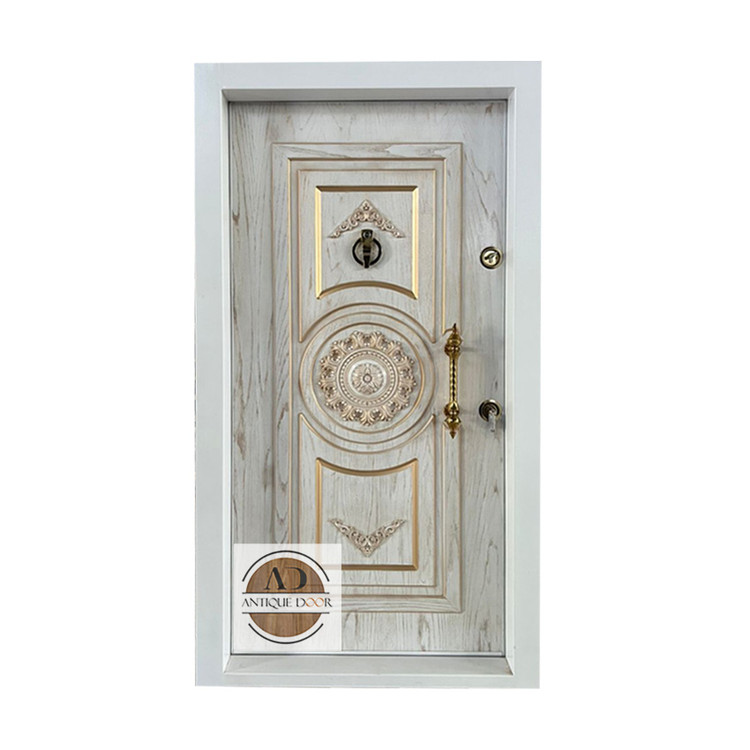 درب ضد سرقت مدل دراج روکش بلوط چپ بازشو