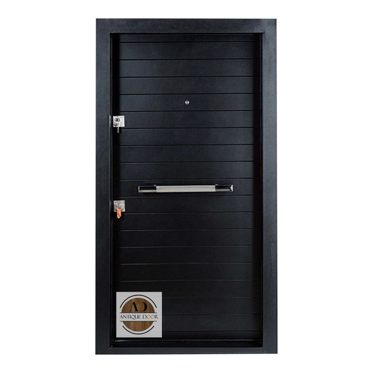 درب ضد سرقت روکش فلزی آرتا مشکی راست بازشو