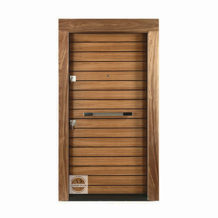 درب ضد سرقت مدل آرتا روکش گردو راست بازشو