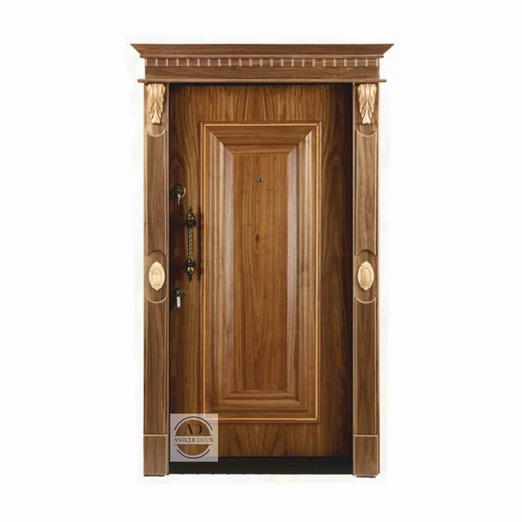 درب ضد سرقت تک قاب روکش گردو راست بازشو