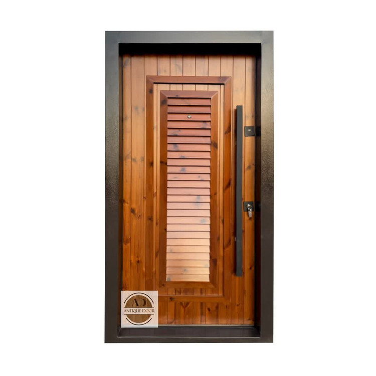 درب ضد سرقت ترمو وود مدل کرکره راست بازشو