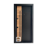 درب ضد سرقت مدل متین مشکی راست بازشو