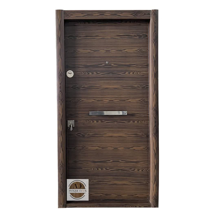 درب ضد سرقت روکش فلزی دکورال مدل آرتا راست بازشو