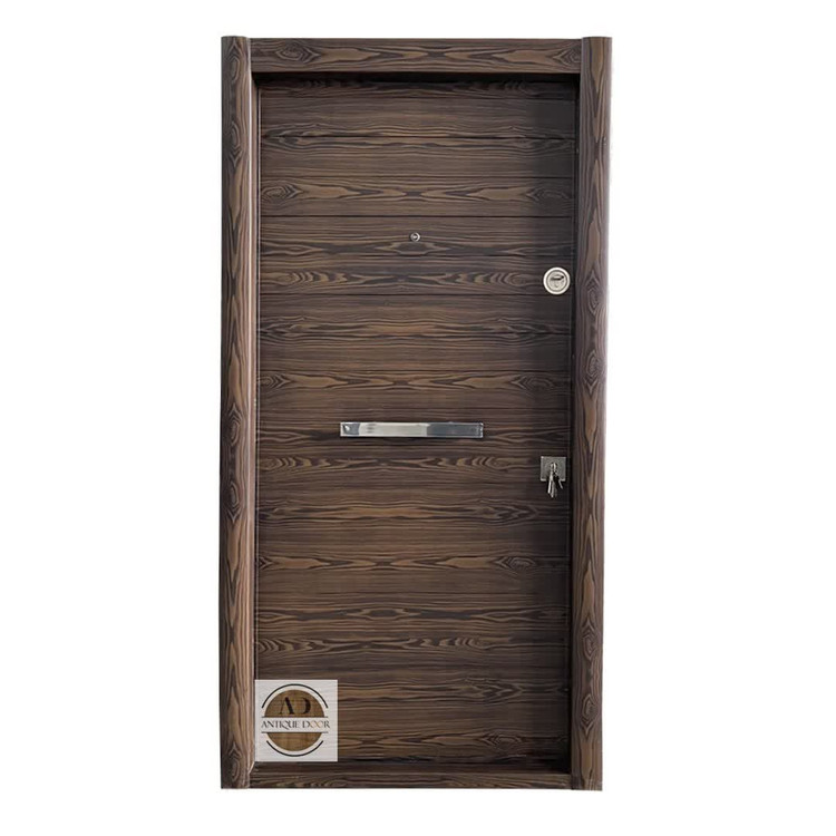 درب ضد سرقت روکش فلزی دکورال مدل آرتا چپ بازشو