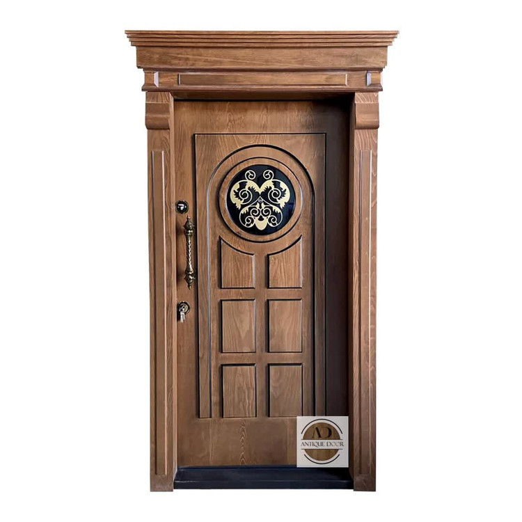 درب ضد سرقت مدل توسکا روکش راش راست بازشو