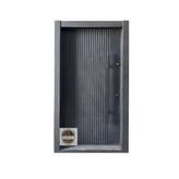 درب ضد سرقت روکش فلزی مدل سویل مشکی چپ بازشو