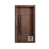 درب ضد سرقت روکش فلزی دکورال مدل سویل راست بازشو