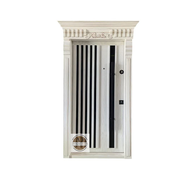 درب ضد سرقت مدل نیروانا سفید چپ بازشو