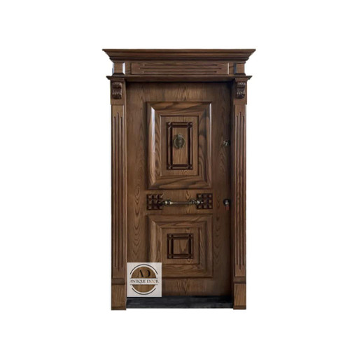 درب ضد سرقت مدل آبنوس روکش بلوط راست بازشو