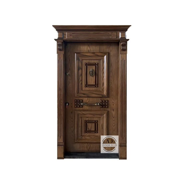 درب ضد سرقت مدل آبنوس روکش بلوط چپ بازشو