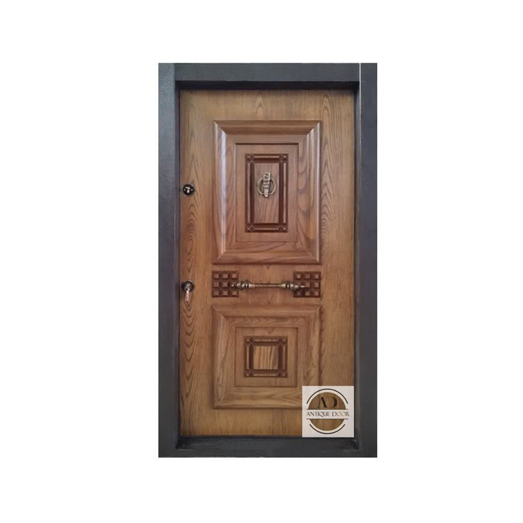 درب ضد سرقت مدل آبنوس روکش بلوط راست بازشو