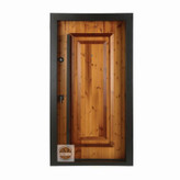 درب ضد سرقت ترمو وود مدل تک قاب راست بازشو