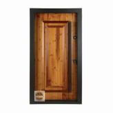 درب ضد سرقت ترمو وود مدل تک قاب چپ بازشو