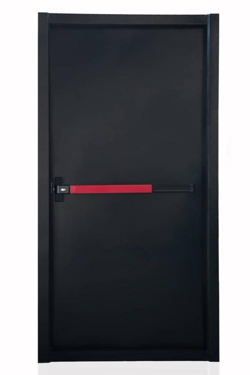 درب ضد حریق فلزی مشکی