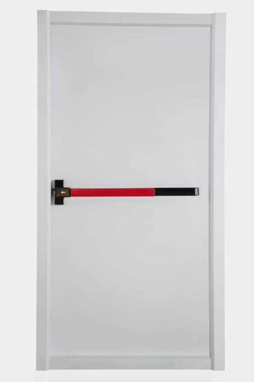 درب ضد حریق فلزی سفید