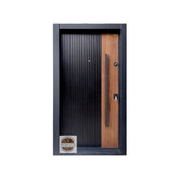 درب ضد سرقت مدل متین مدادی چپ بازشو