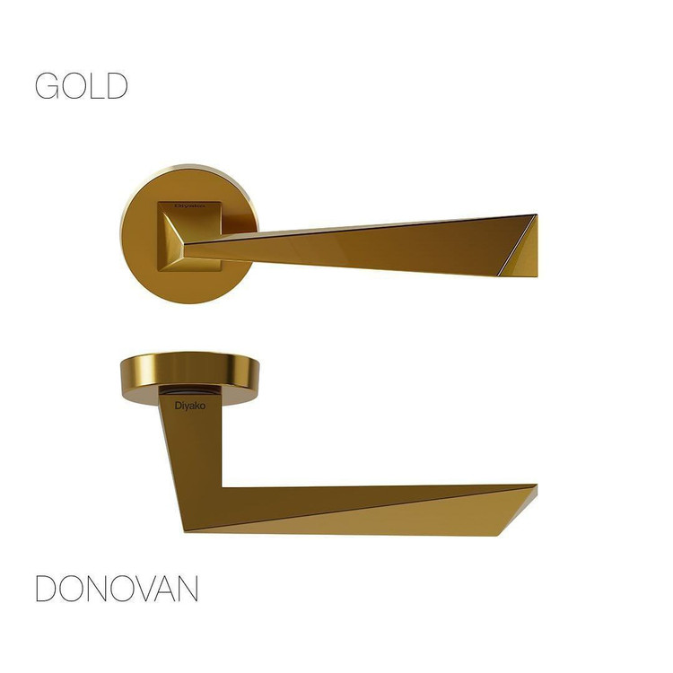 دستگیره رزت مدل دونووان طلایی