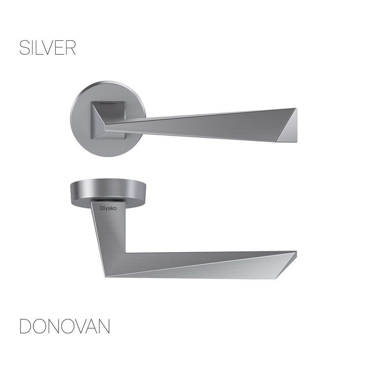 دستگیره رزت مدل دونووان نقره ای