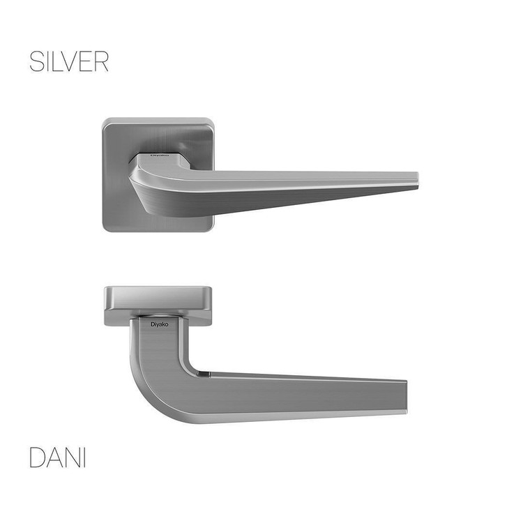 دستگیره رزت مدل دنی نقره ای